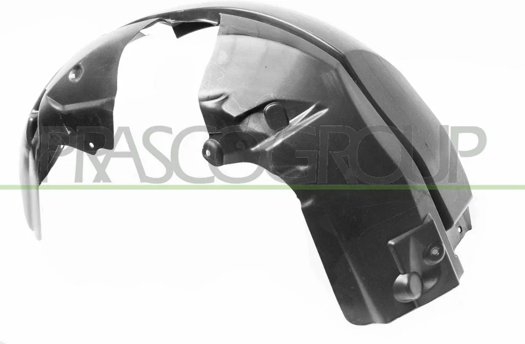 Garde-boue intérieur robuste PRASCO FD3443603P Fiesta VI - Côté droit