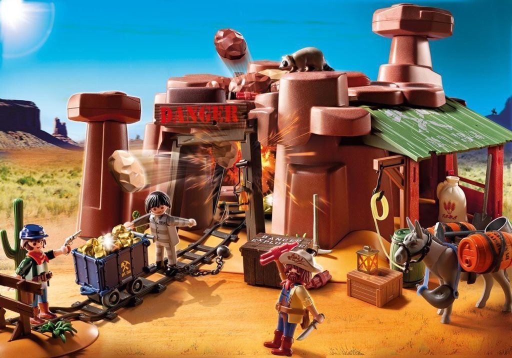 PLAYMOBIL 5246 - Goldmine mit Sprengkiste