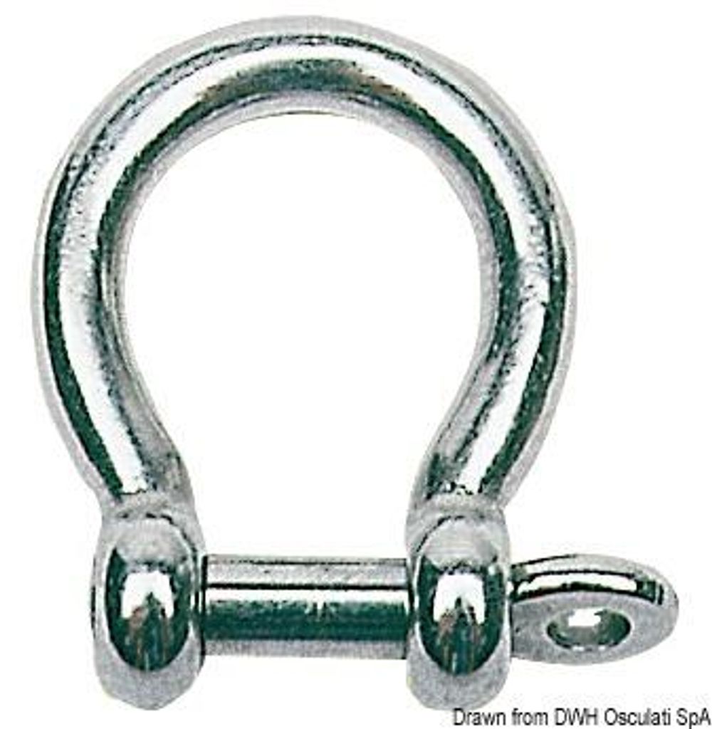 Bogenschäkel AISI 316 5 mm (retail 1 Stk..) Osculati 08.431.05