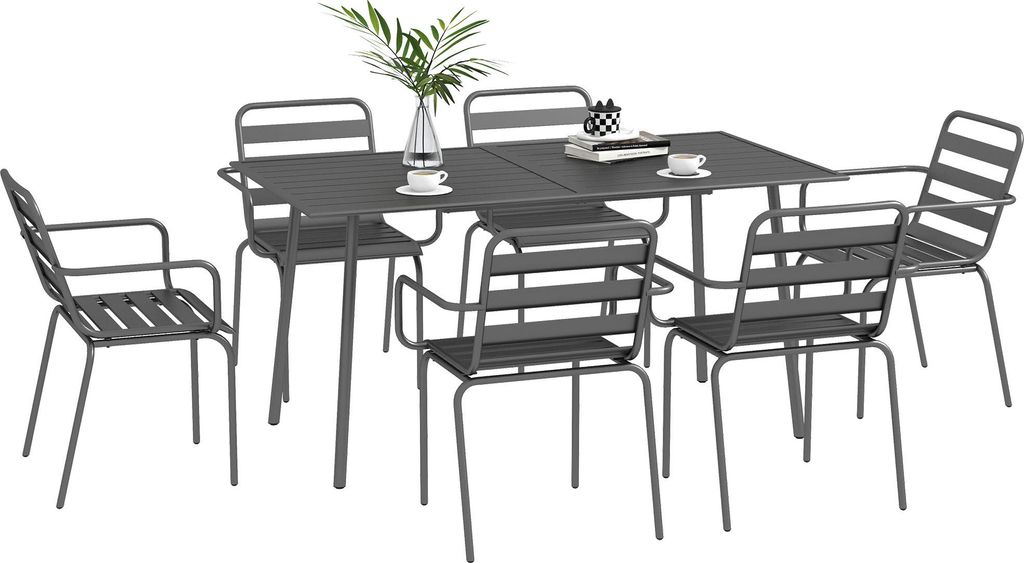 Outsunny Salon de jardin extšŠrieur ensemble salle š€ Image du produit 