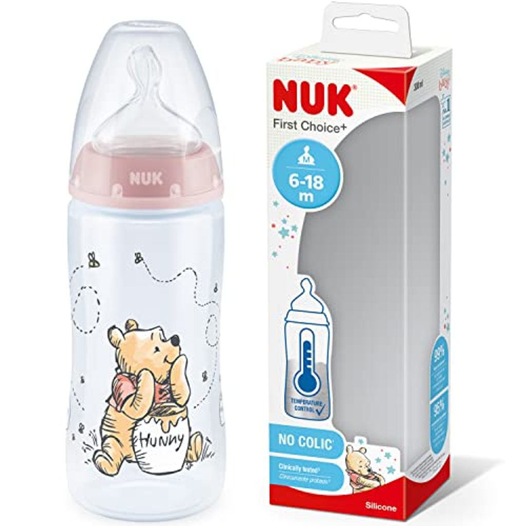 Nuk 10.741.038 First Choice+ Baby-Flasche + Sauger, 300ml Produktbild 