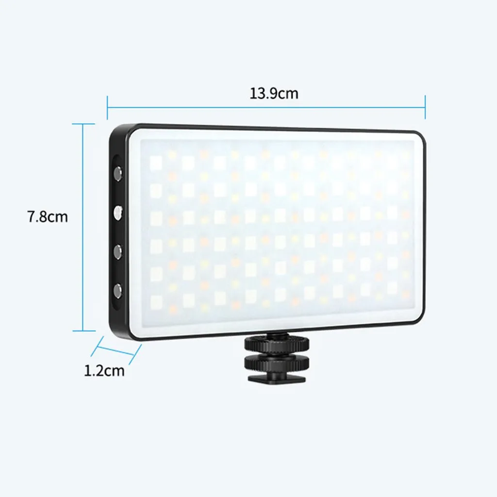 Éclairage LED RVB pour streaming direct et vlog YouTube rechargeable