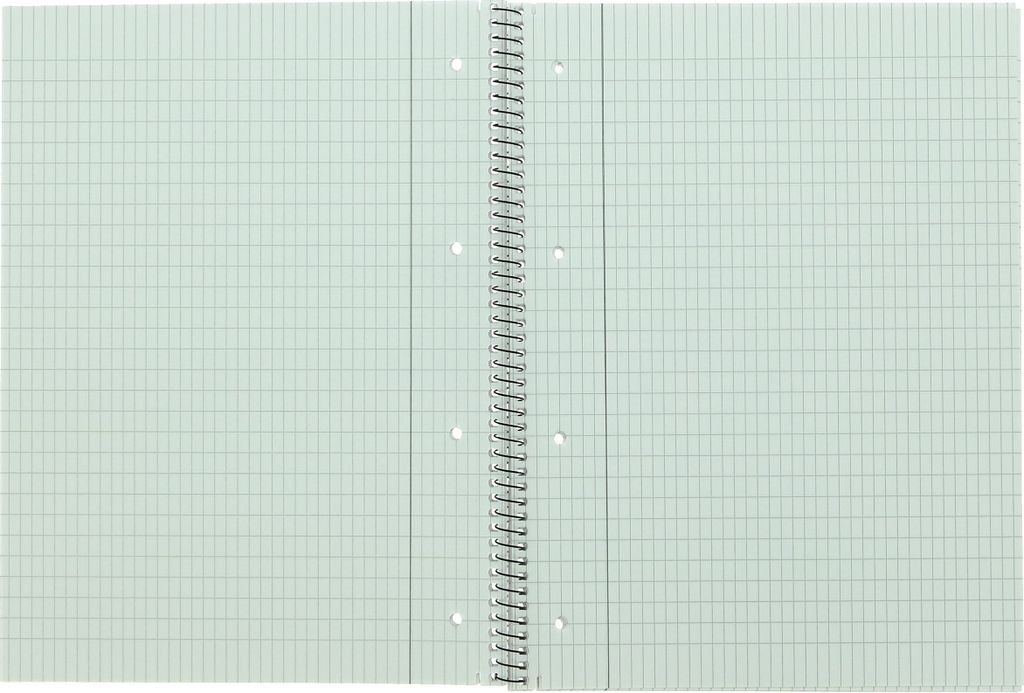 Collegeblock Office A4+ 80 Blatt 70 g/qm 4-fach gelocht rautiert Packung mit 10 Stück