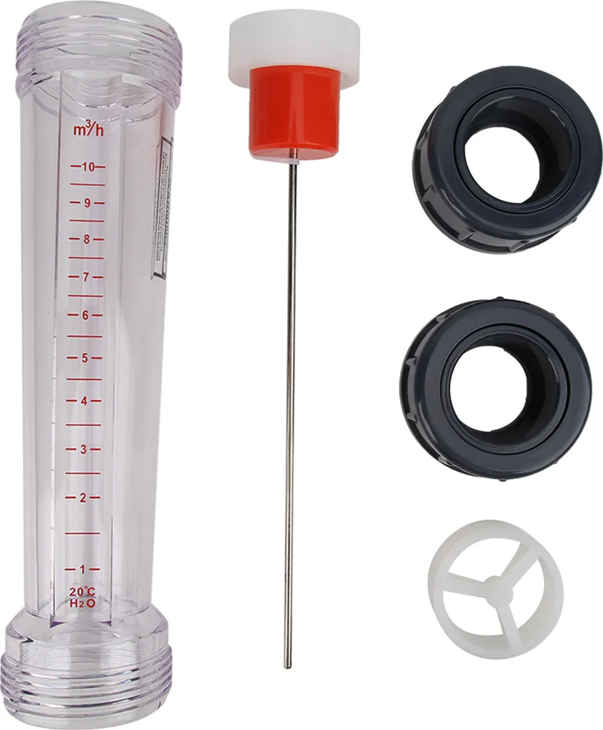 Débitmètre plastique résistant LZS-40 (D) haute précision 1-10 m3/h