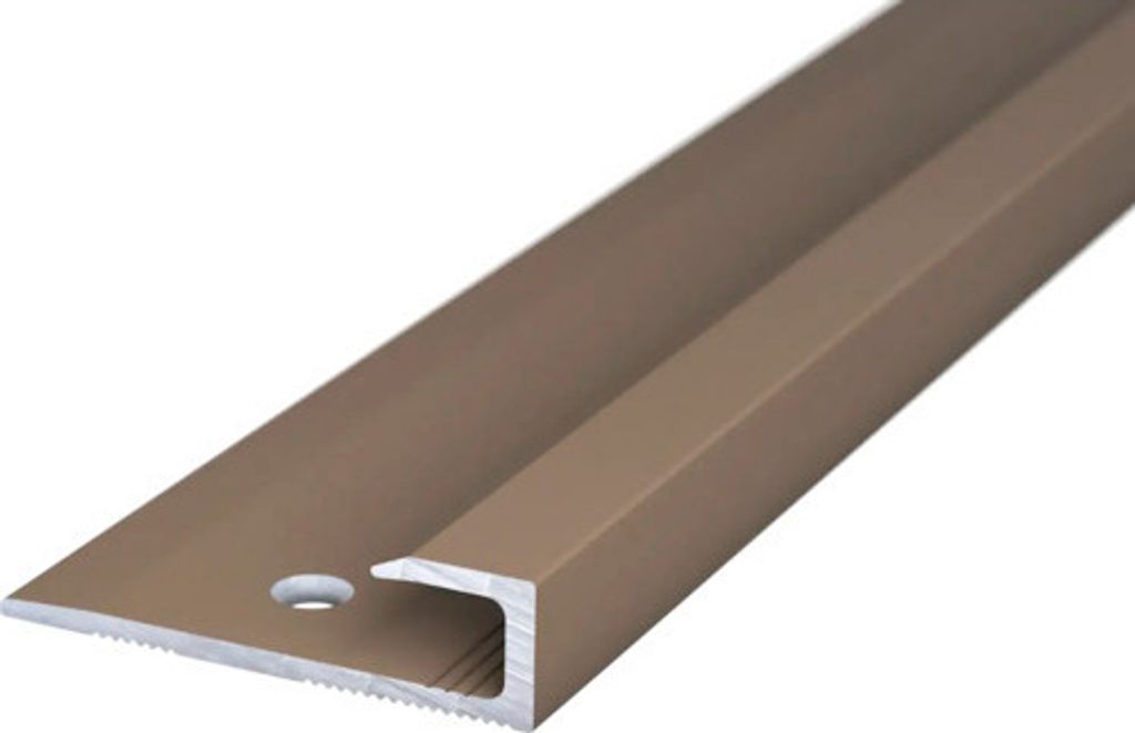 Prinz Einschubprofil Alu edelstahl matt 27x 7,6 x 2500 mm