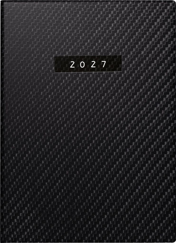 2027 rido/idé TaschenkalenderTech.II 2T/1S Carbon Produktbild 