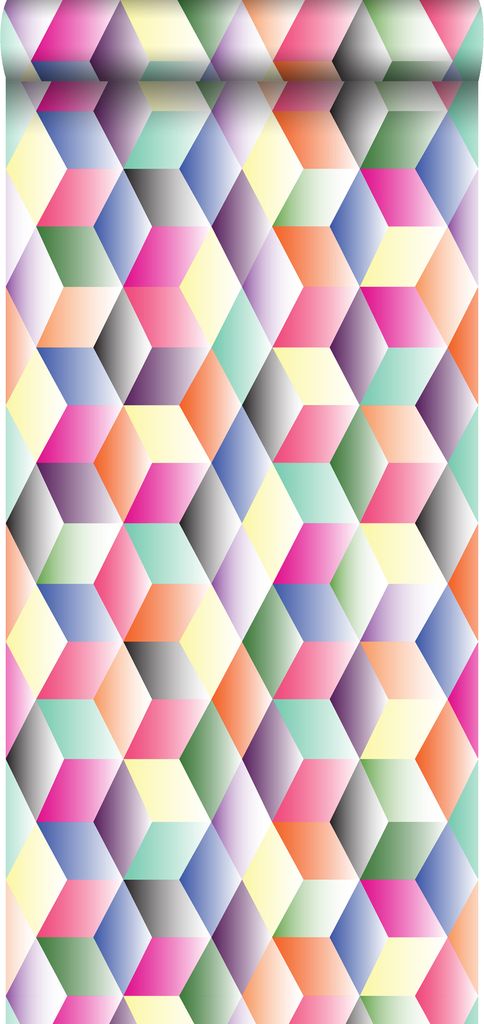 Origin Wallcoverings XXL-Vliestapete grafisches Muster Mehrfarbig 50 x 900 cm