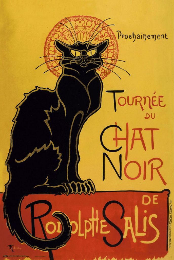 Steinlen, Theophile Tournee du Chat Noir - Poster Druck - Produktbild 