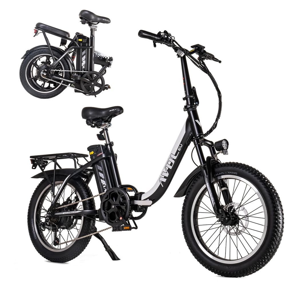 A21S E-Bike Elektro Bike 20 Zoll Fatbike, bis zu 80km Produktbild 