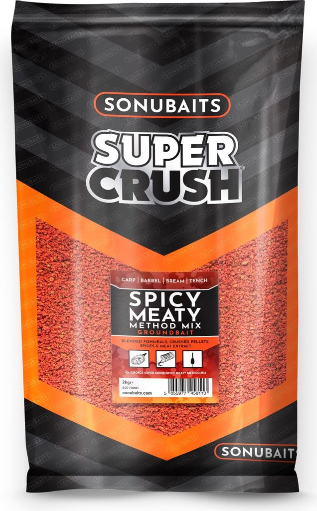 Sonubaits SuperCrush | Spicy Meaty Method Mix - 2kg