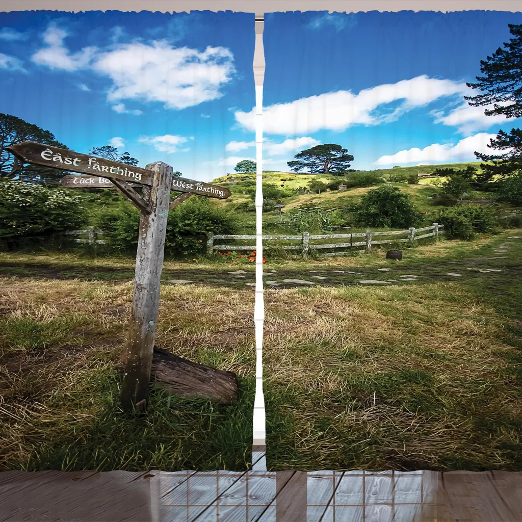 ARANDE Tenda Arredo Hobbit 280x175 - Stile Rustico Nuova Zelanda