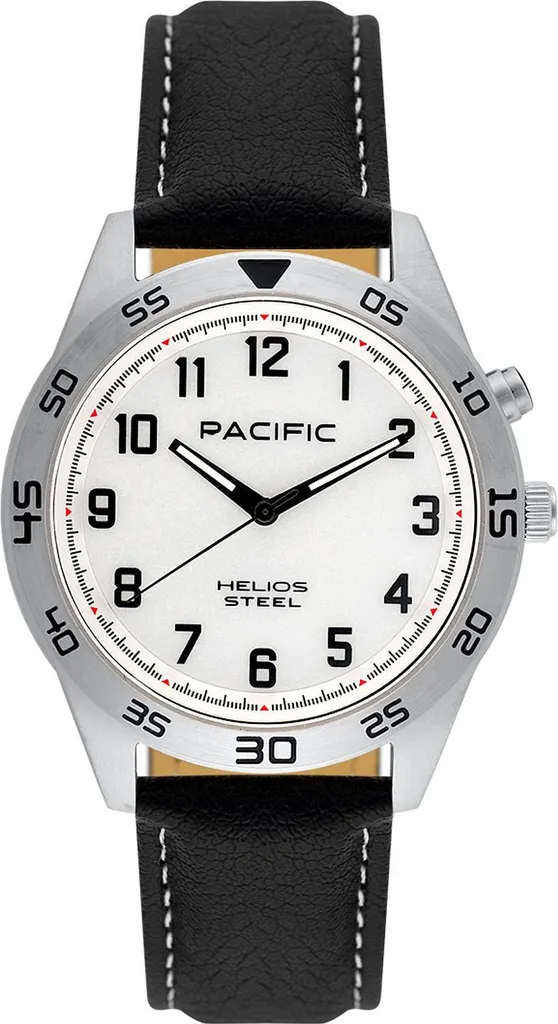Montre-bracelet Analogique Noire pour Homme Pacific - Modèle PC00845