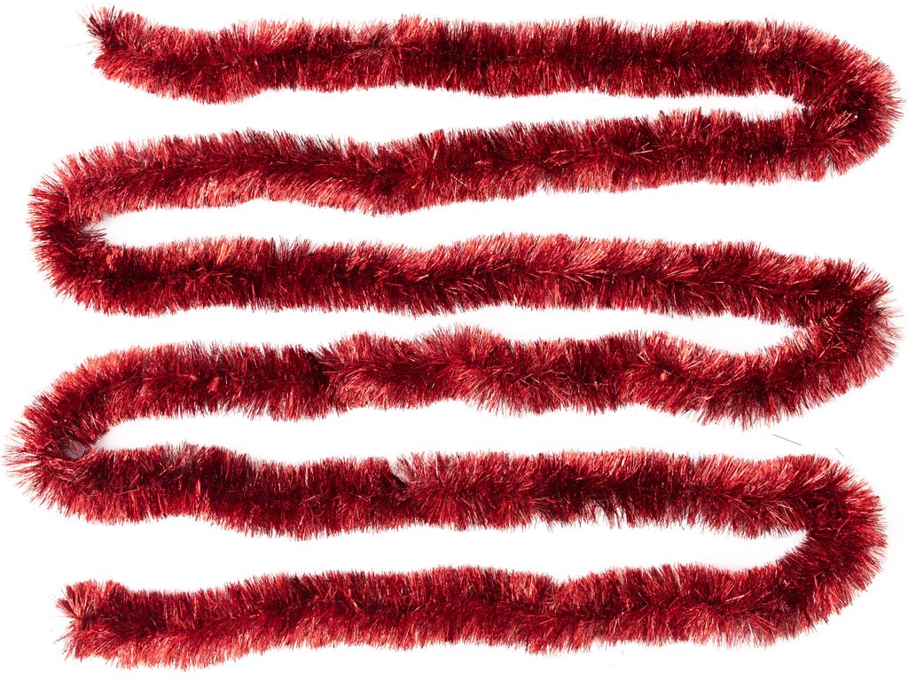 Girlande Lametta Doxa Rot Ø 100 mm x 6 m