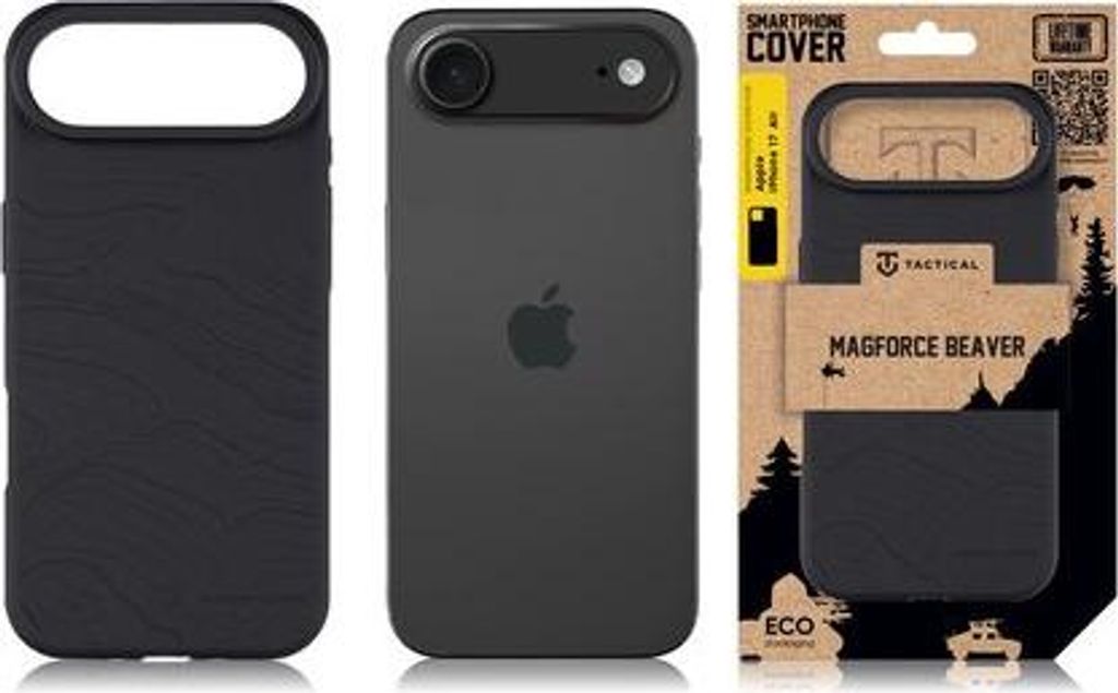 Tactical Back Cover MagForce Beaver iPhone Air asphalt