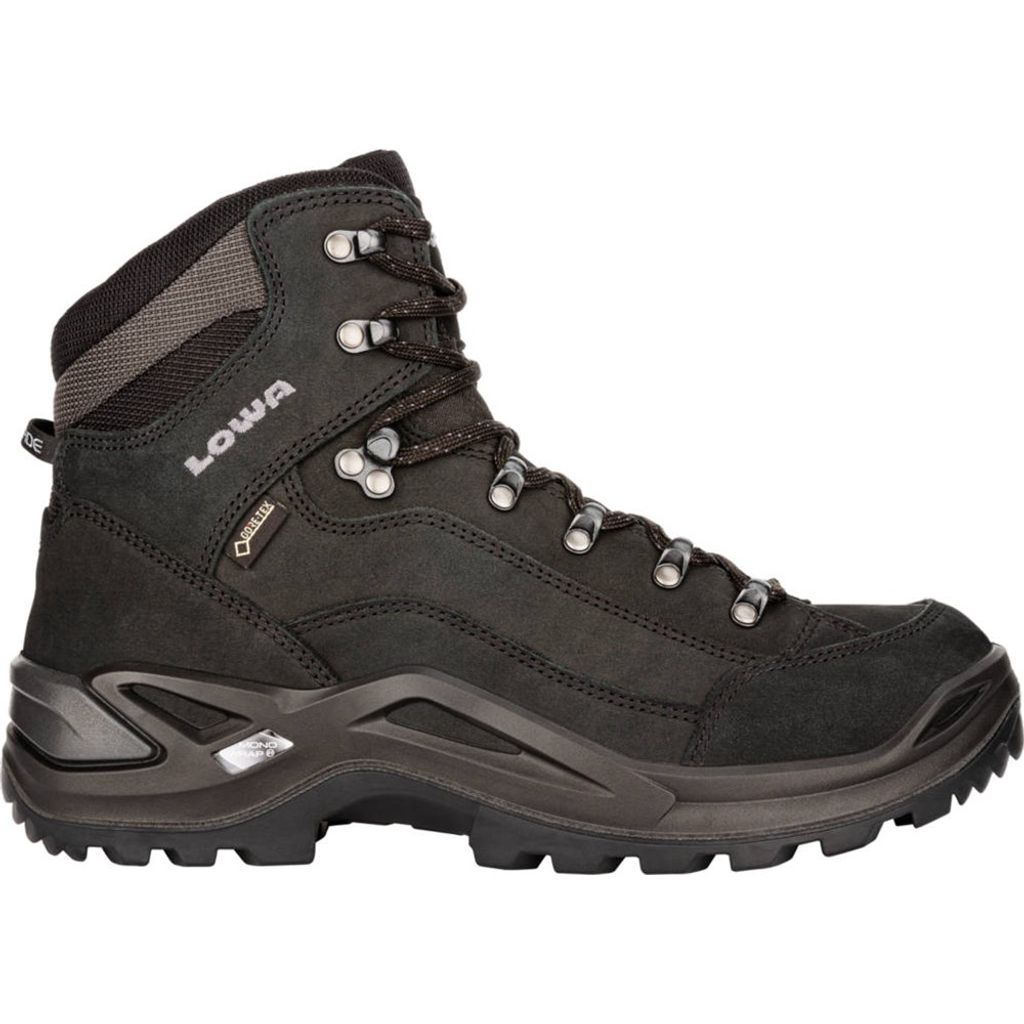 Lowa Herren Wanderstiefel Renegade GTX MID Wide Tiefschwarz