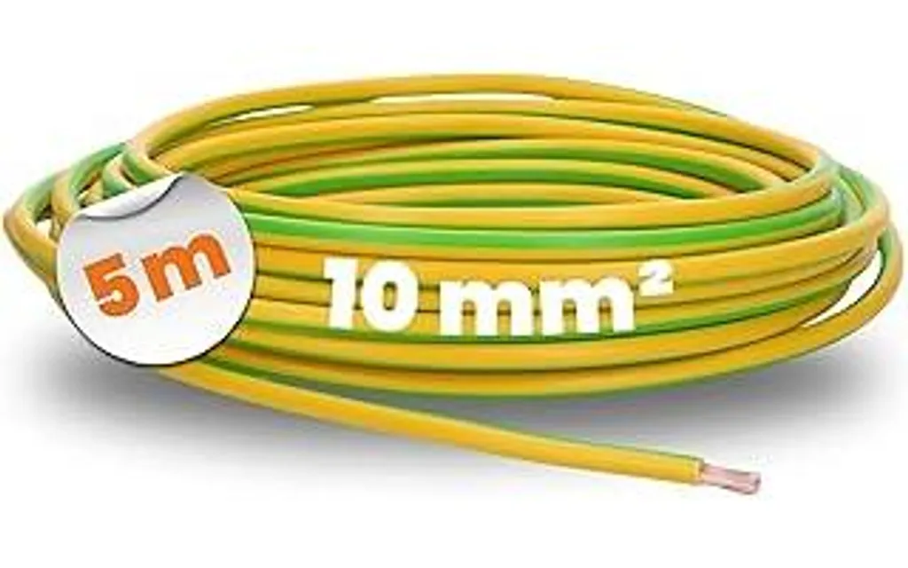 Cavo Lapp 4520005 H07V-K 10 mm² Verde-Giallo | Messa a Terra 5m