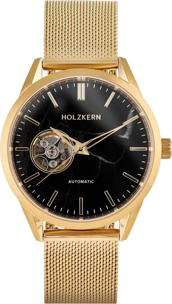 Montre Automatique Inverno Chic - Accessoire Bois et Marbre de Luxe