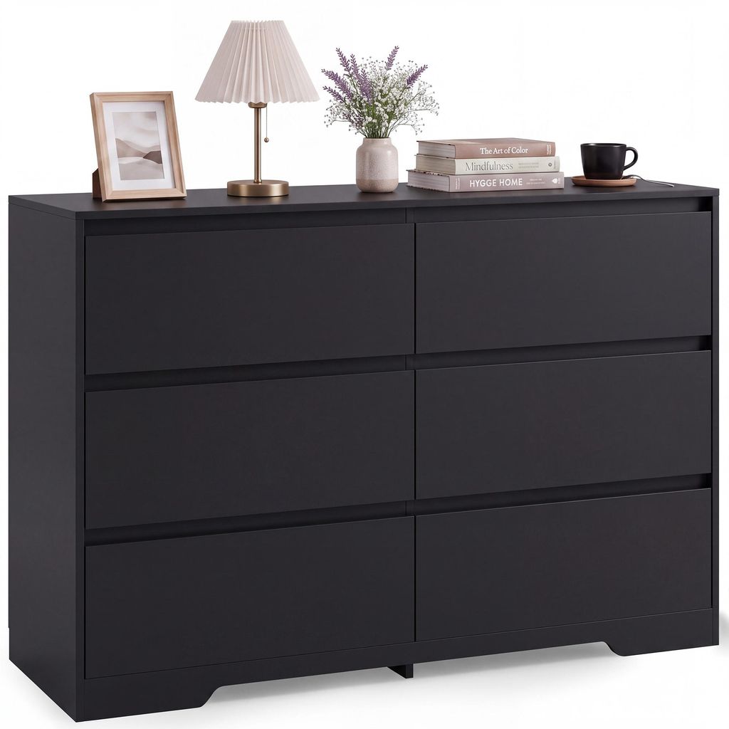 Ladekast BEALIFE 100x35x75 cm met 6 laden | Van MDF met Productafbeelding 