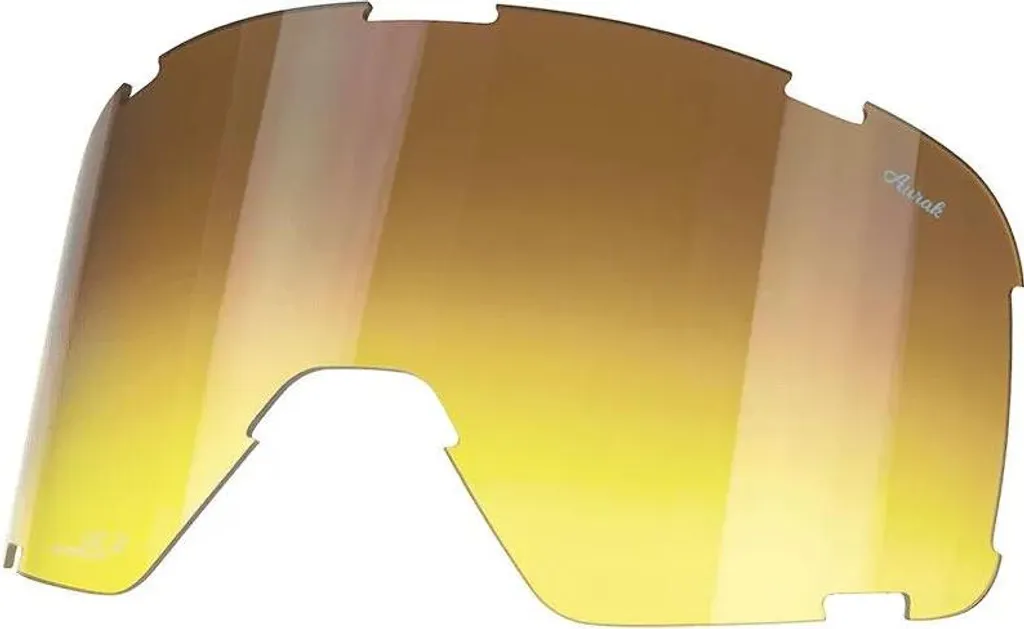 Lentille de Ski Aurak Linse Golden pour Skier sous un Soleil Éclatant