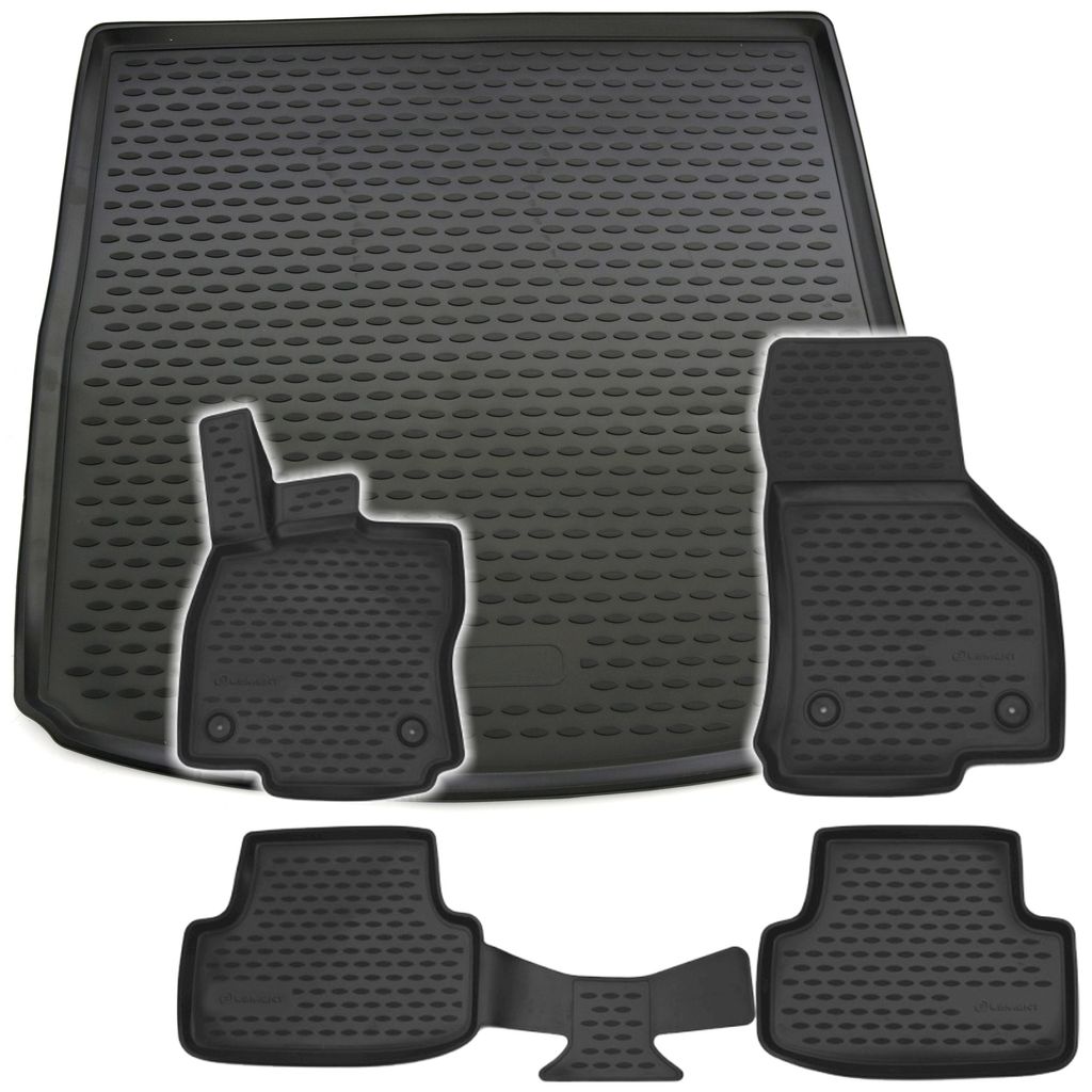 Gummi Fußmatten für Seat Leon Typ 5 Facelift