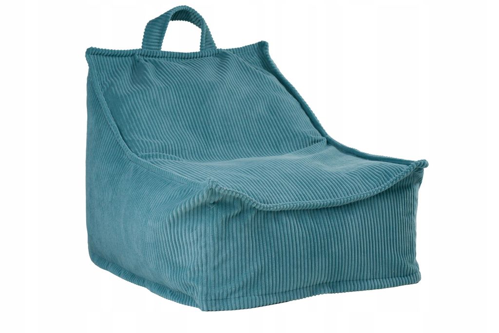 Sleepy shop 24 YOUR PERFECT MATTRESS Kinder Sitzsack aus Cord - Ergonomischer Bean Bag Stuhl mit Tragegriff, Bequemer Bodenstuhl für Kinderzimmer,...