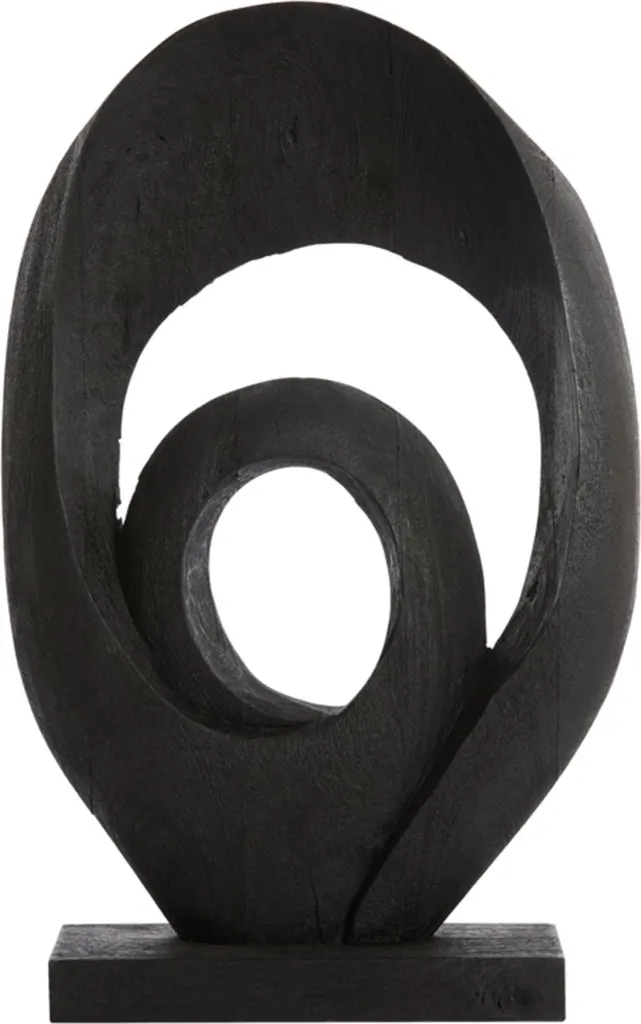 Déco de buffet Randa bois noir mat 40x60 cm - Accessoire maison moderne