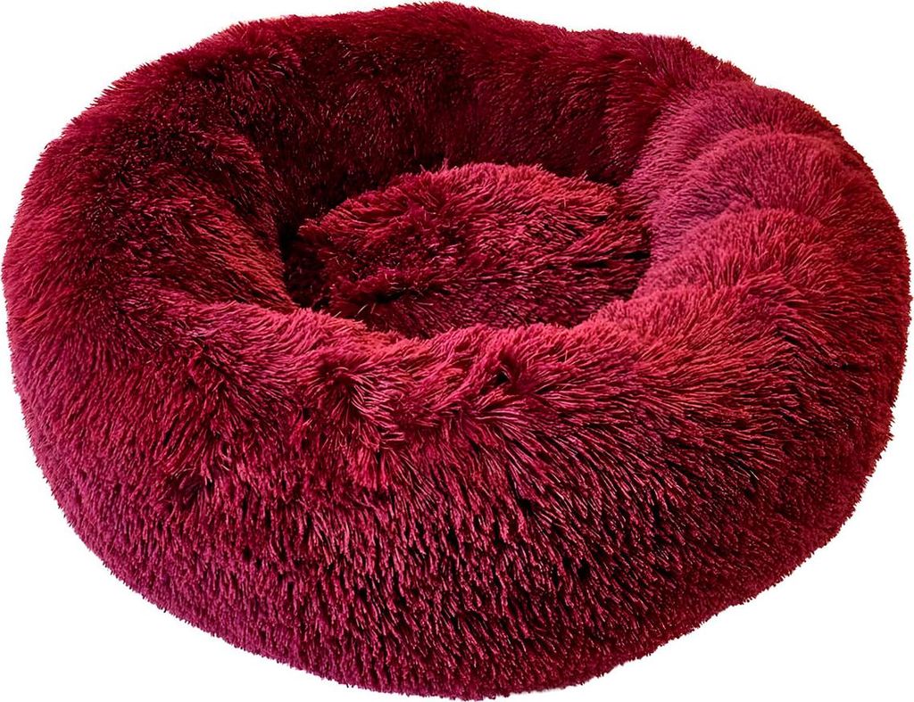 Nobby Hundebett Xmas Donut Classic Esla bordeaux