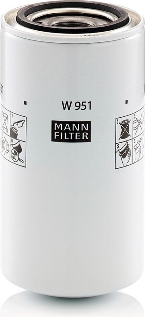 Ölfilter MANN-FILTER W 951 Anschraubfilter für JCB FASTTRAC