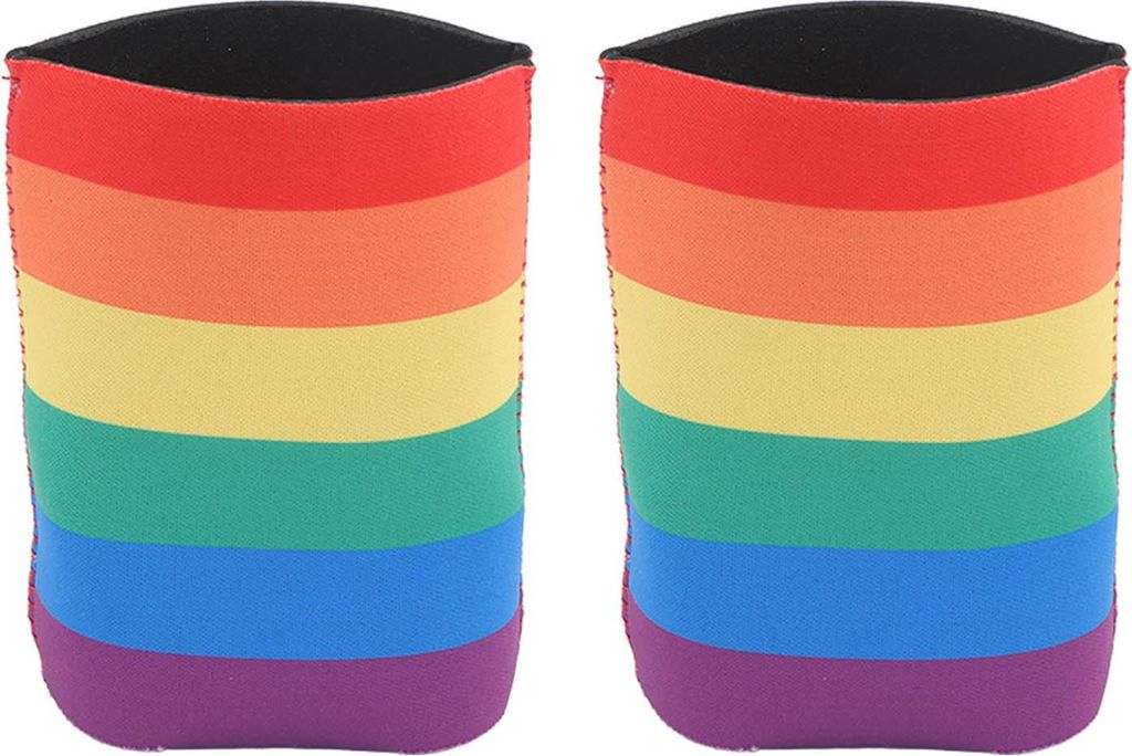 2 Stück isolierte Neopren-Dosenhüllen, schlanke Bierkühler, Getränke, wiederverwendbare Becherabdeckung für Getränkedosen