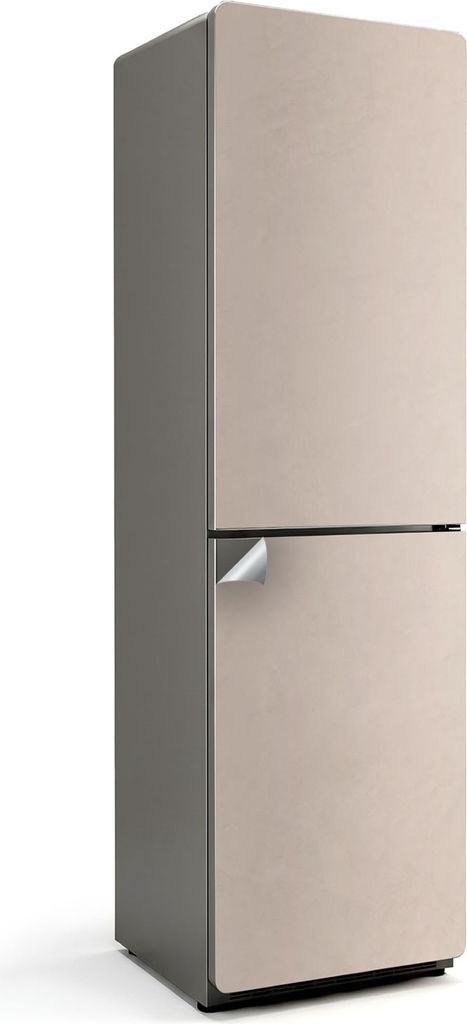 Farbe: Grau – Kühlschrank Aufkleber – Klebefolie Kühlschrank – Kühlschrank Dekor – Kühlschrankfolie selbstklebend – Küchen Dekoratio...