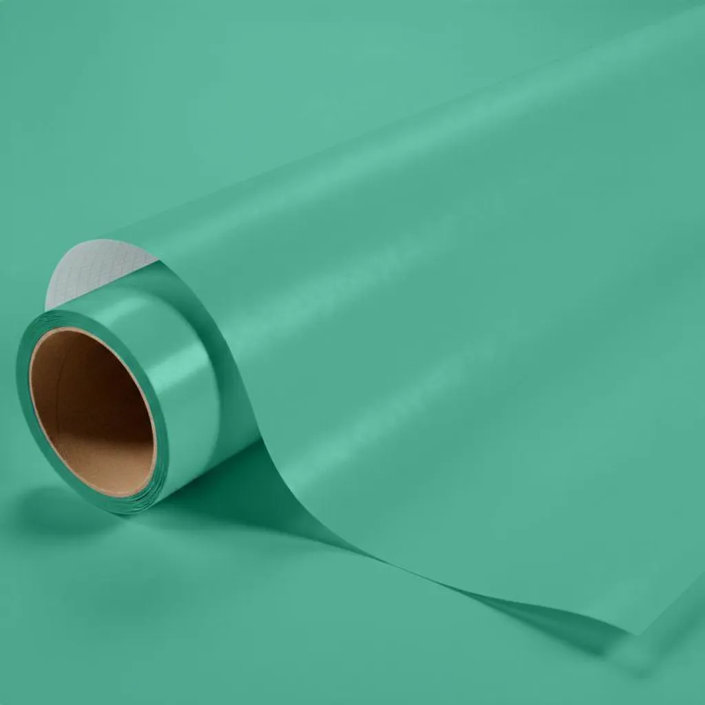 Film Adhésif Turquoise pour Meuble et Crédence - Rouleau 122 cm x 10 m