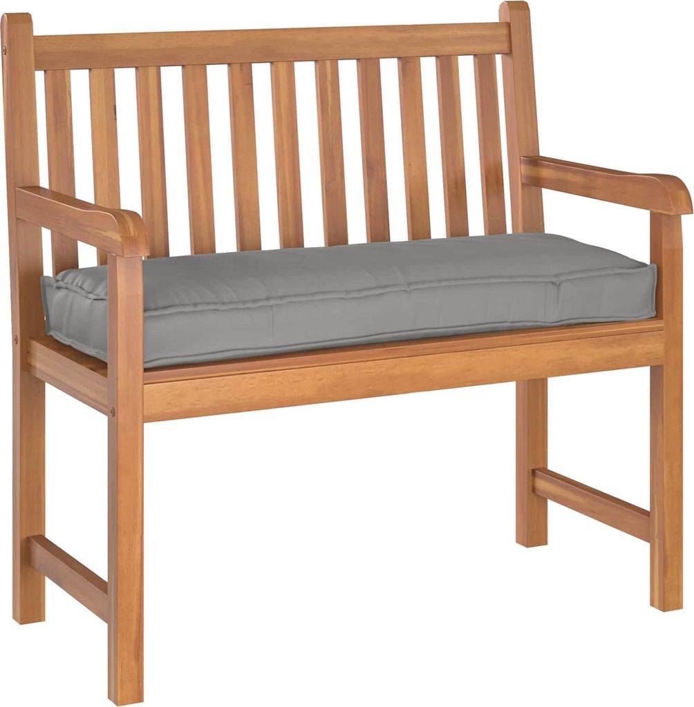 vidaXL Kissen Grau 100 x 40 x 8 cm Oxford-Stoff