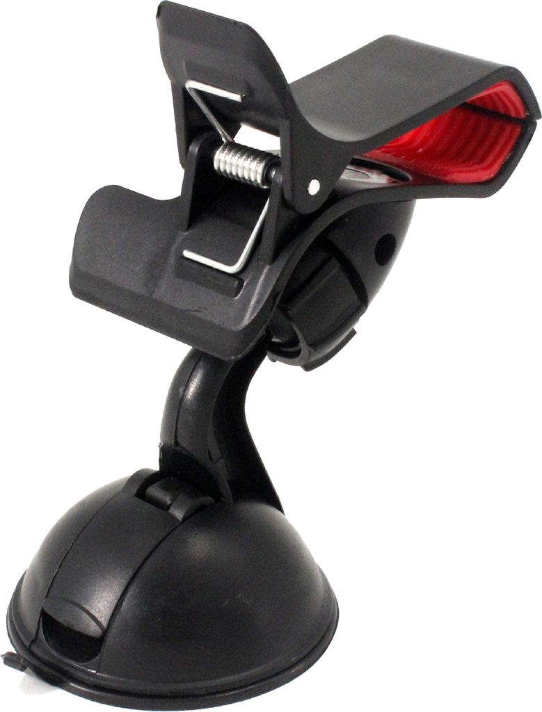 Auto -Telefonhalter universeller 360 -Grad -Rotation Flexible Auto -Windschutzscheibe -Telefon -Clip -Ständer für Fahrzeuge-Schwarzer Einzelclip