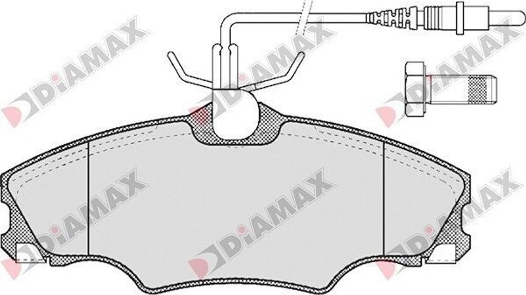 DIAMAX Bremsbeläge Satz Vorne Bremsklötze passend für PEUGEOT 406 (8B) N09046