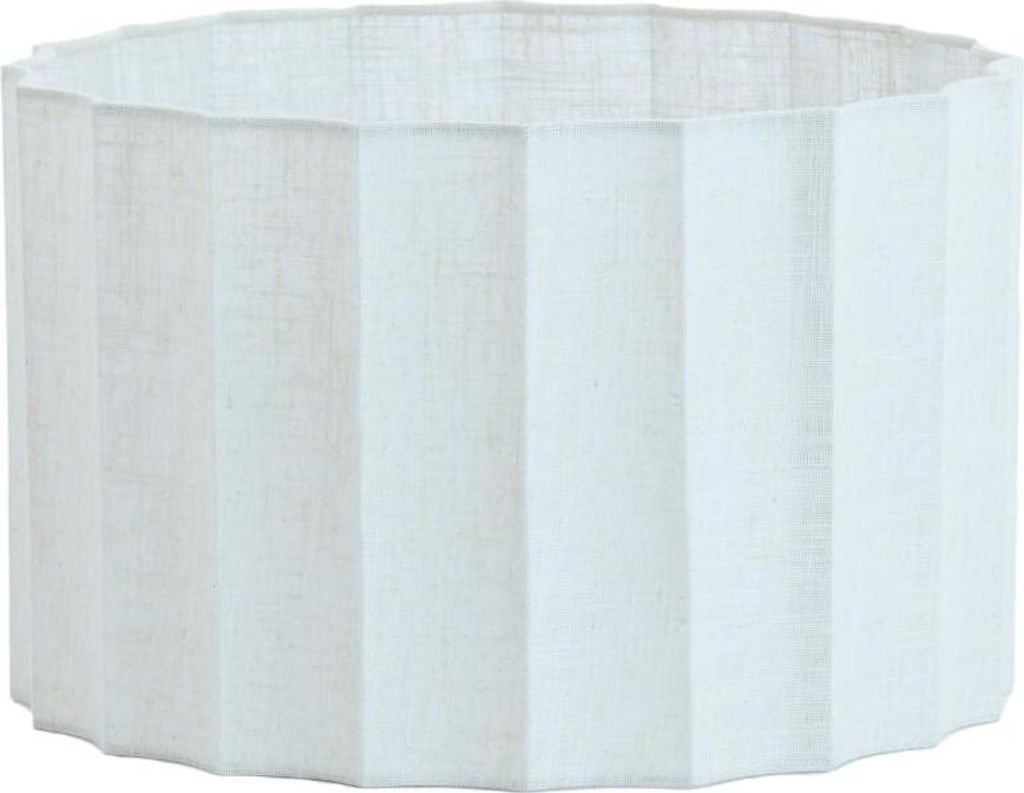Light & Living - abat-jour - Disli - blanc - textile - Ø Image du produit 