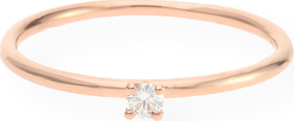 JuwelmaLux Ring 585 Roségold mit Brillant JL10-07-0798 G56