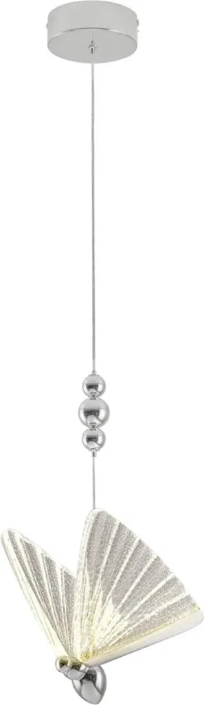 Suspension LED Papillon pour Chambre et Salon - Éclairage Chrome Variable