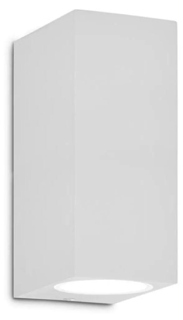Applique murale UP 2 lampes en métal blanc - Éclairage haut et bas LED