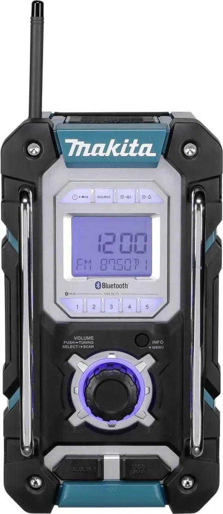 Makita DMR108N Radio de chantier Bluetooth résistante pluie et chocs
