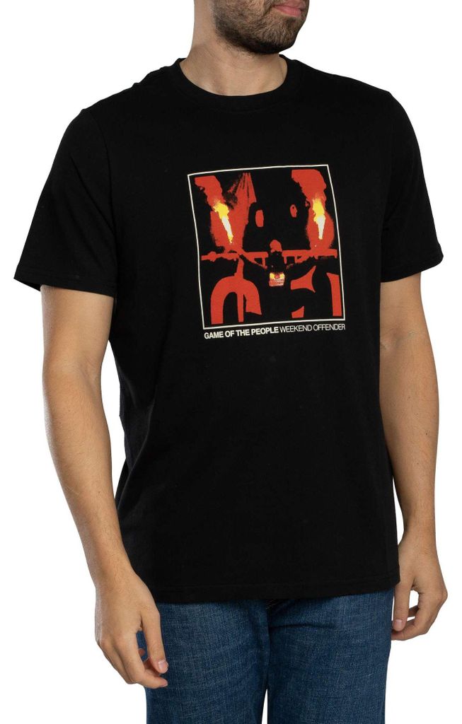 Weekend Offender Das People Grafik-T-Shirt, Schwarz XXL