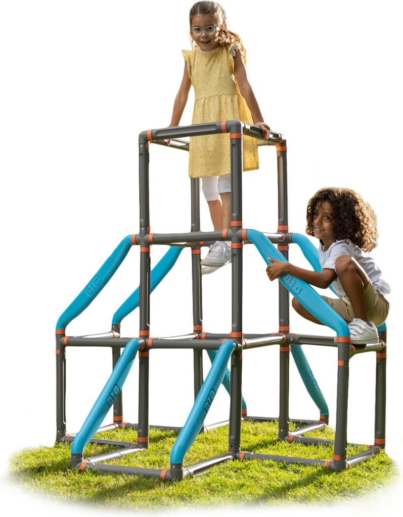 BIG Kraxxl The Tower Kletterturm - Klettergerüst Outdoor für Kinder von 3-7 Jahren