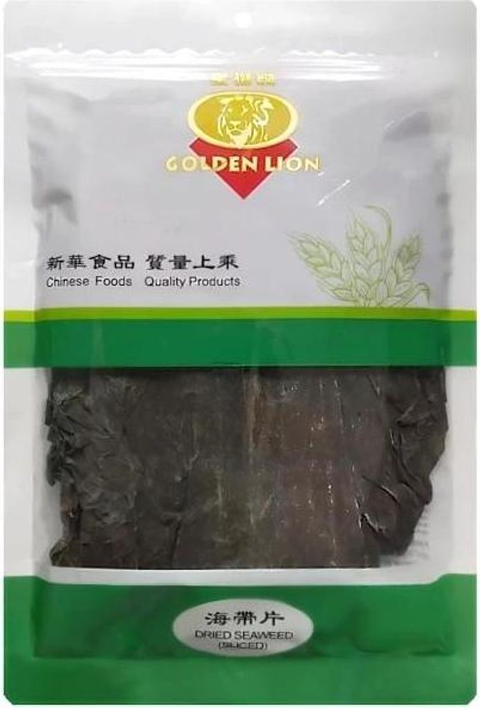 Golden Lion | Alghe kombu essiccate - Foglie grandi - 200 g Immagine del prodotto 
