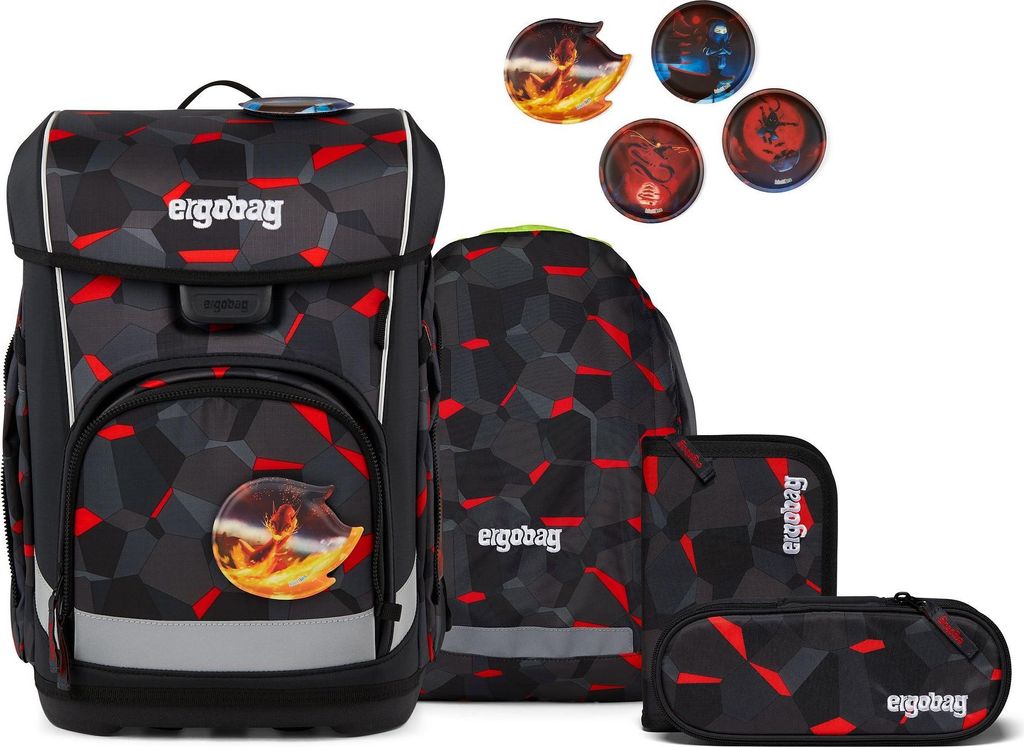 ergobag Schulranzen cubo light Set 40 x 28 x 25 Produktbild 