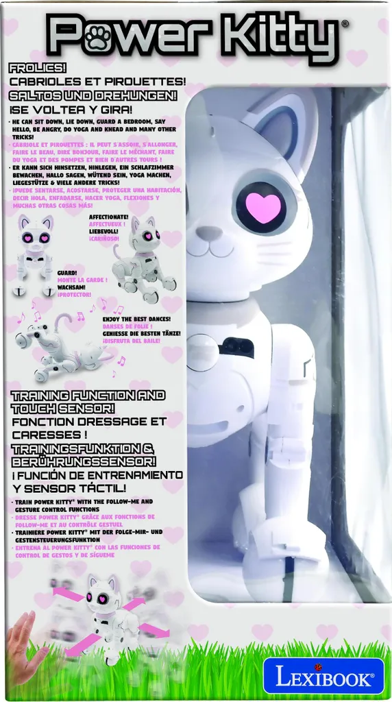Power Kitty Mon chat robot télécommandé programmable et tactile Lexibook - 11