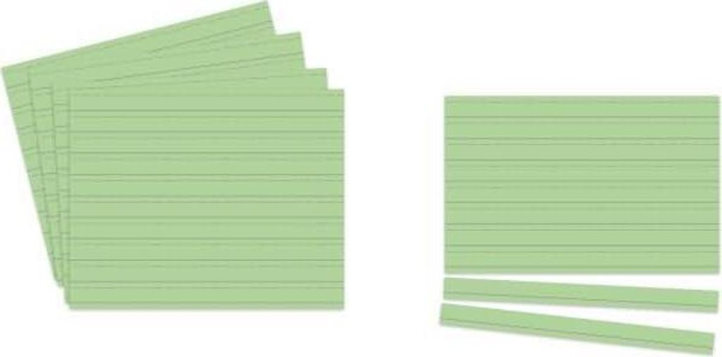 Einsteckkarten Planrecord A3 quer B420xH297mm VE= 5 Bogen a 8 Streifen lind