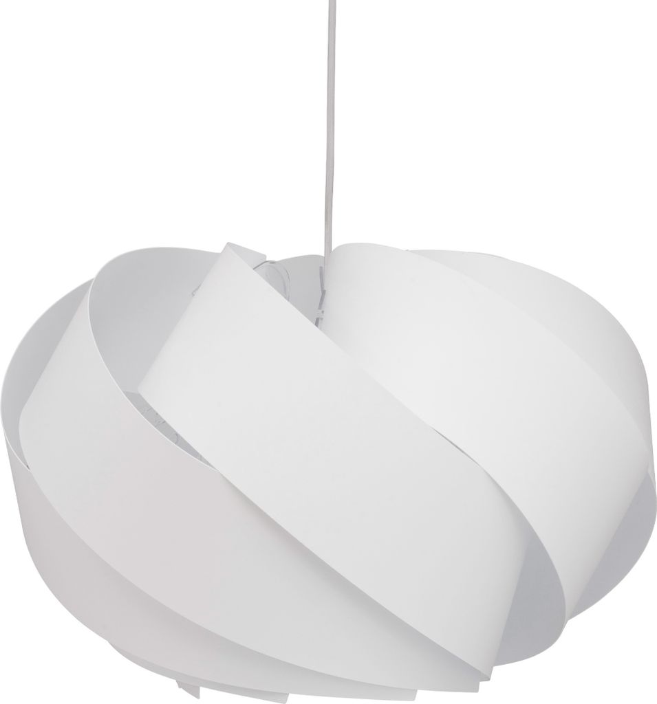 Pendelleuchte LED, Hängelampe, Deckenlampe Pendel, Pendellampe Esstisch, Pendelleuchte für Wohnzimmer, Skandinavische Design, Boleo weiß