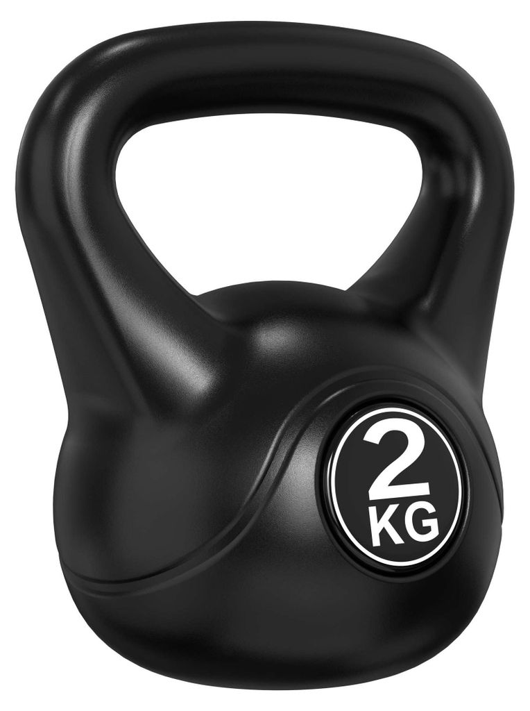 Tunturi 14TUSCL102, Standardní činka, Polyetylen, Černá, 2 Obrázek produktu 