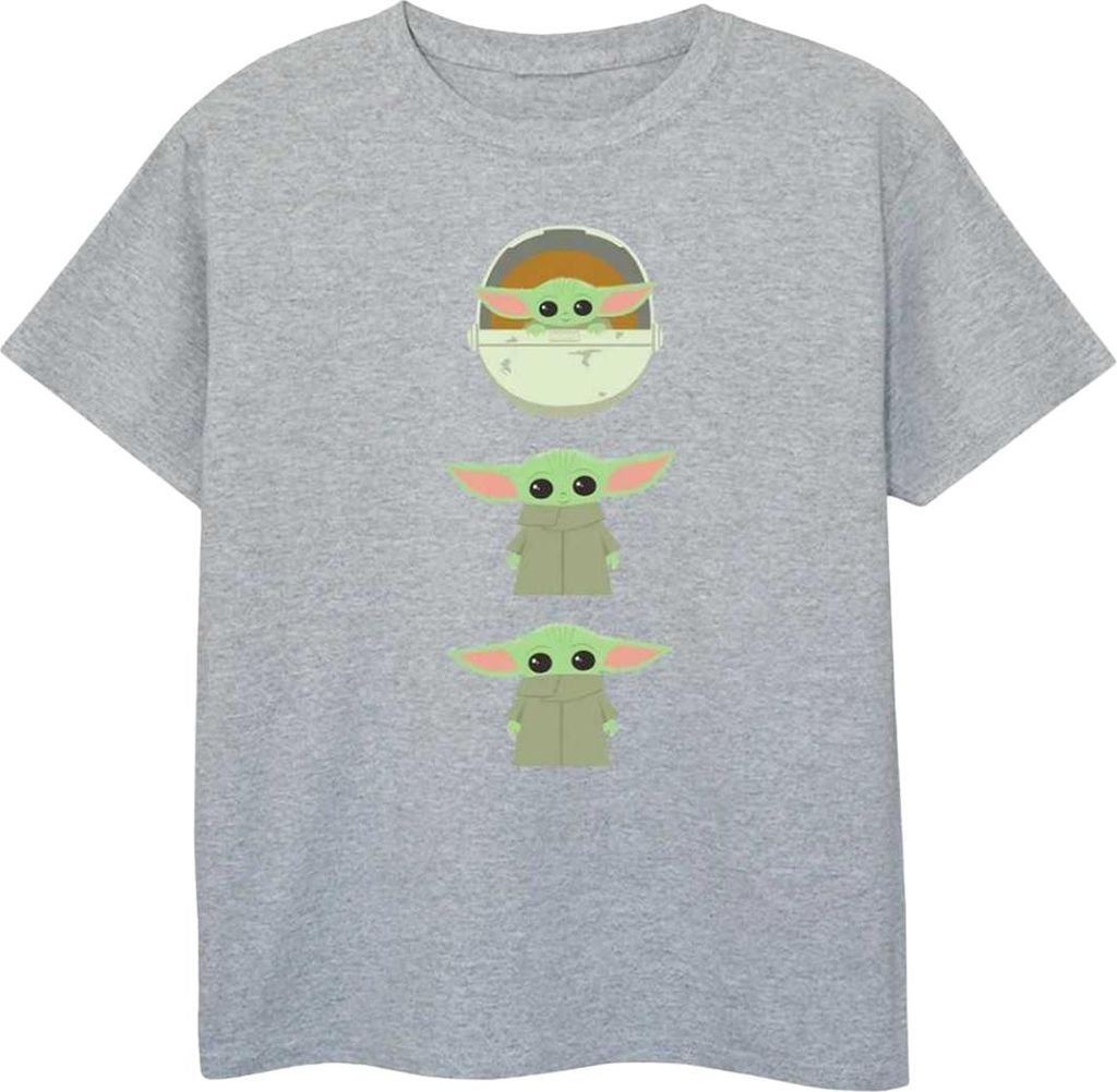 Star Wars: The Mandalorian - "The Child Posing" T-Shirt für Jungen BI56398 (116) (Grau)