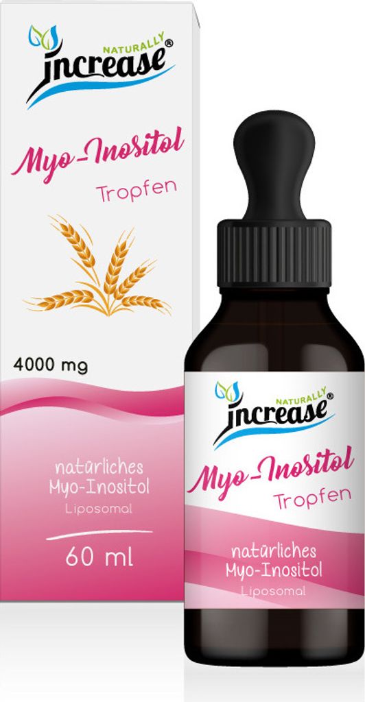 Liposomale Myo - Inositol Tropfen hochdosiert - (120.000mg Myo - Inositol pro Packung) 4000mg Myo - Inositol pro Tagesdosis - MCT Öl