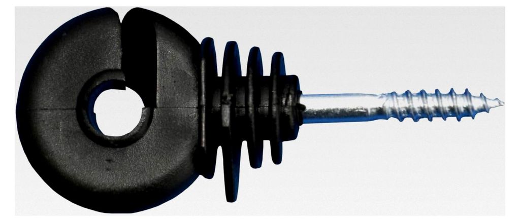 Ringisolator H - Standardausführung für Holzpfähle - 25 Stück